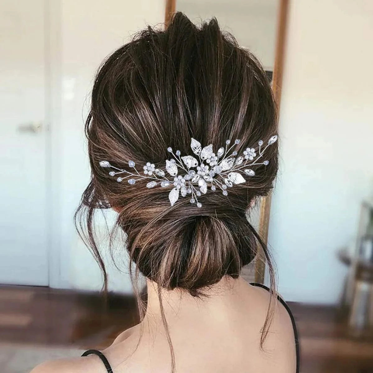 bijou de cheveux mariage femme chic bohème doré élégant pour cérémonie ou invité de mariage