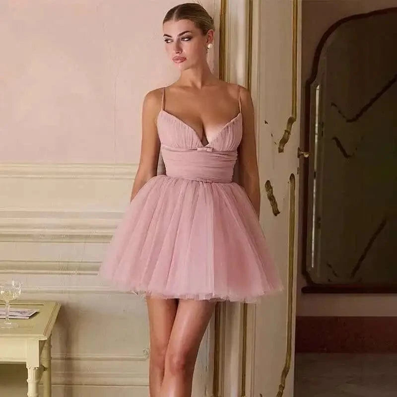 Robe de bal courte ballerine