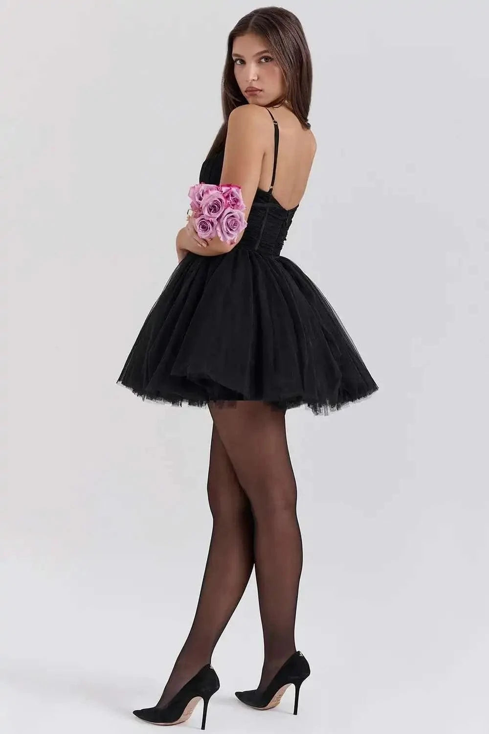 Robe de bal courte ballerine