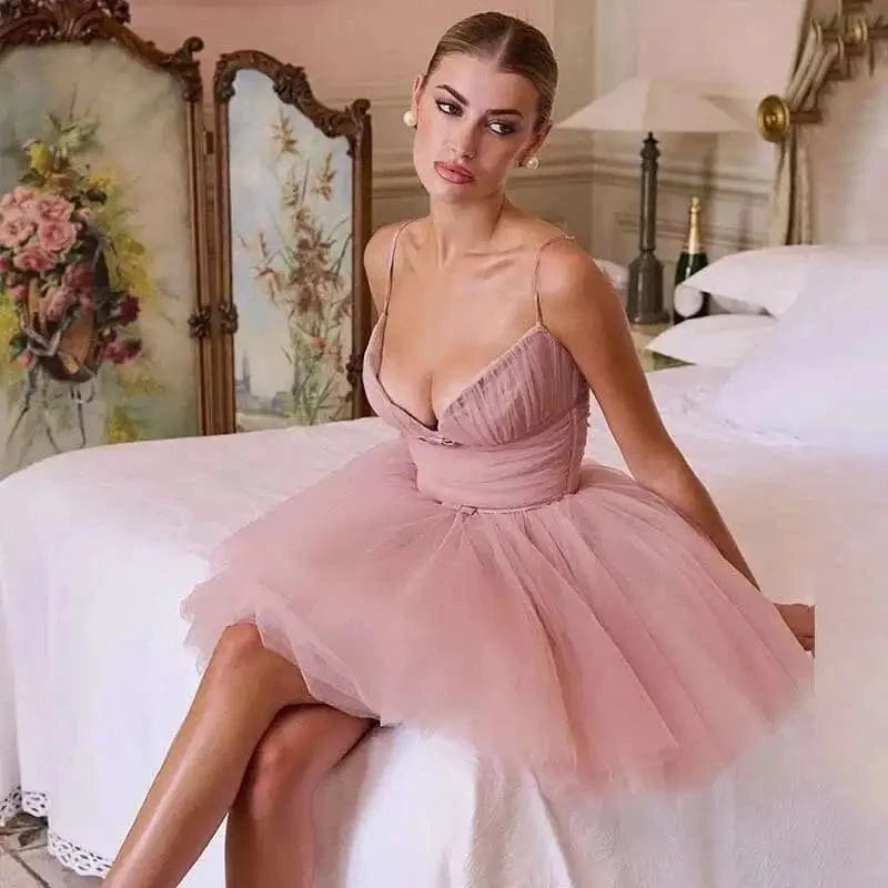 Robe de bal courte ballerine