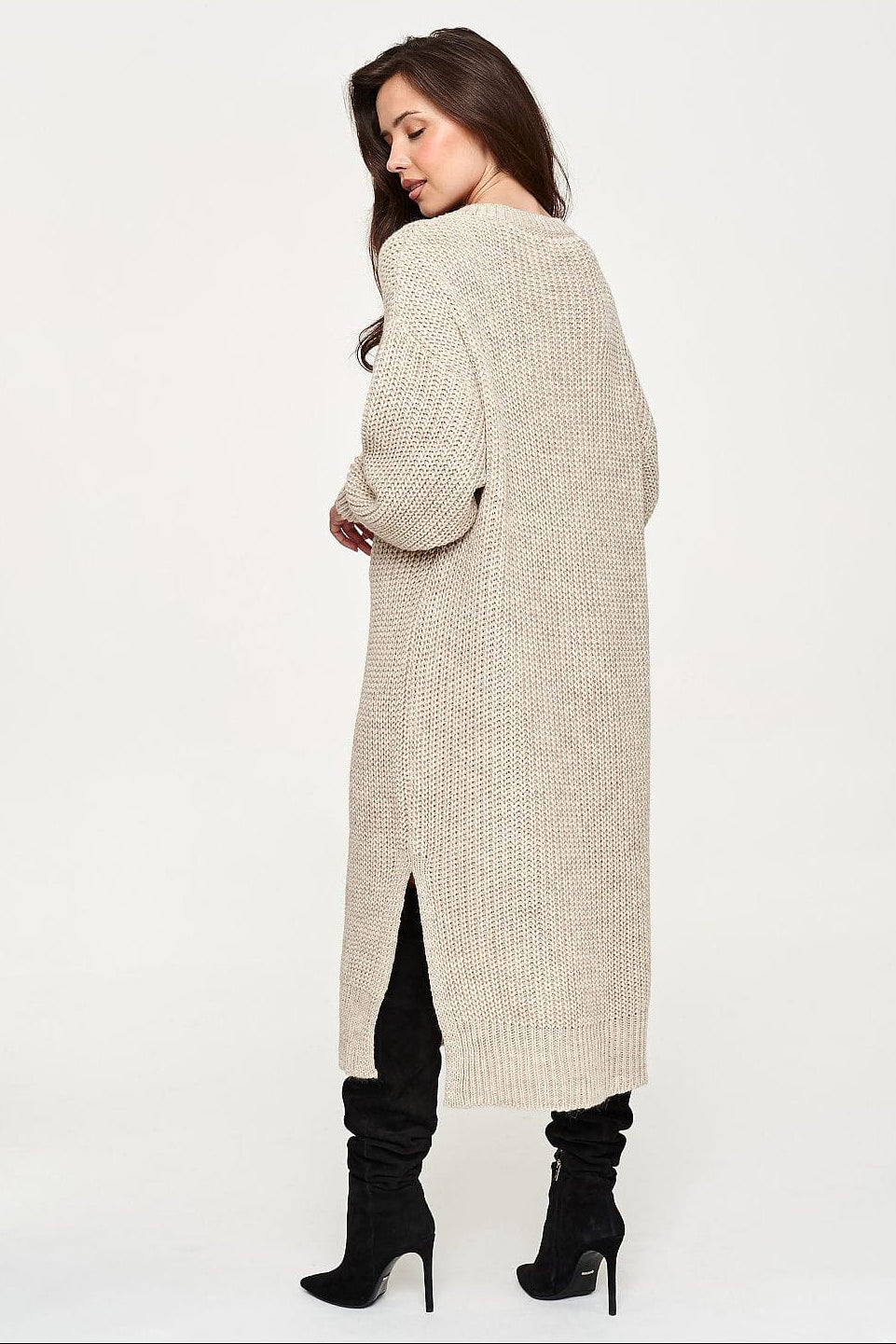 Robe de jour model 232048 Makadamia