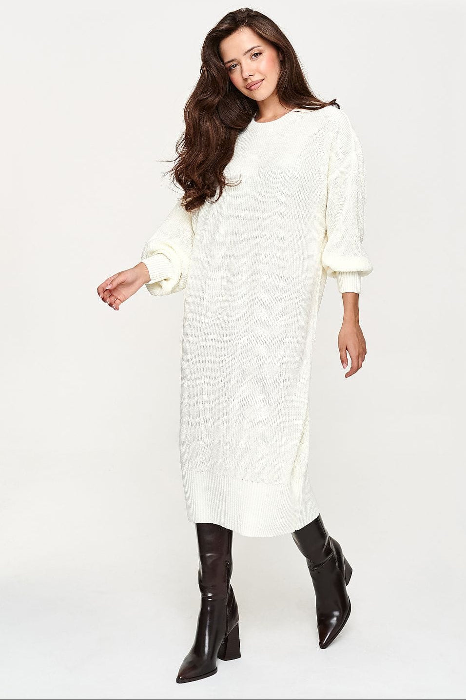 Robe de jour model 231976 Makadamia
