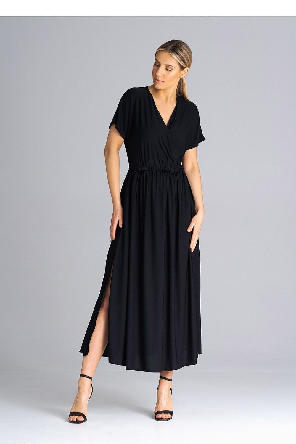 robe été casual longue manches courtes fluide femme idéale pour journée chaude et look décontracté