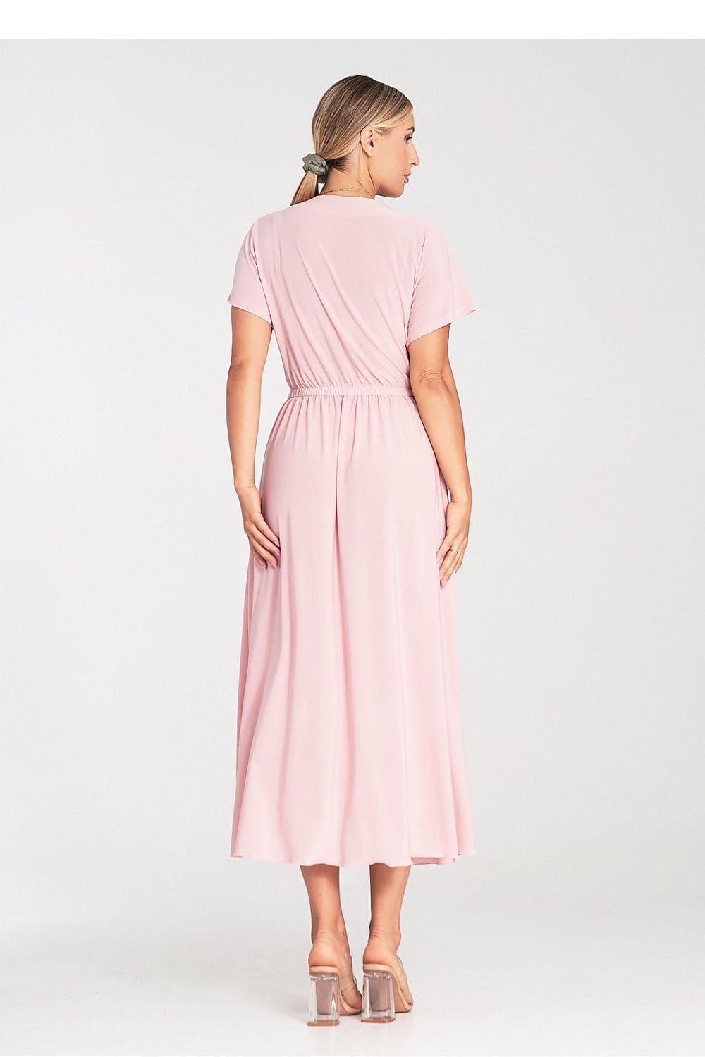 robe été casual longue manches courtes fluide femme parfaite pour journée chaude et look décontracté