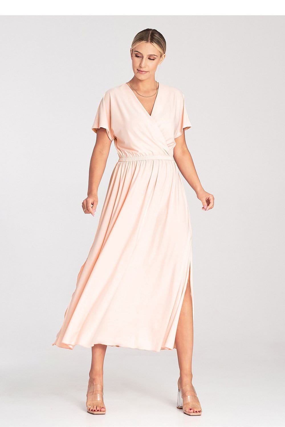robe été casual longue manches courtes fluide femme idéale pour les journées chaudes et décontractées