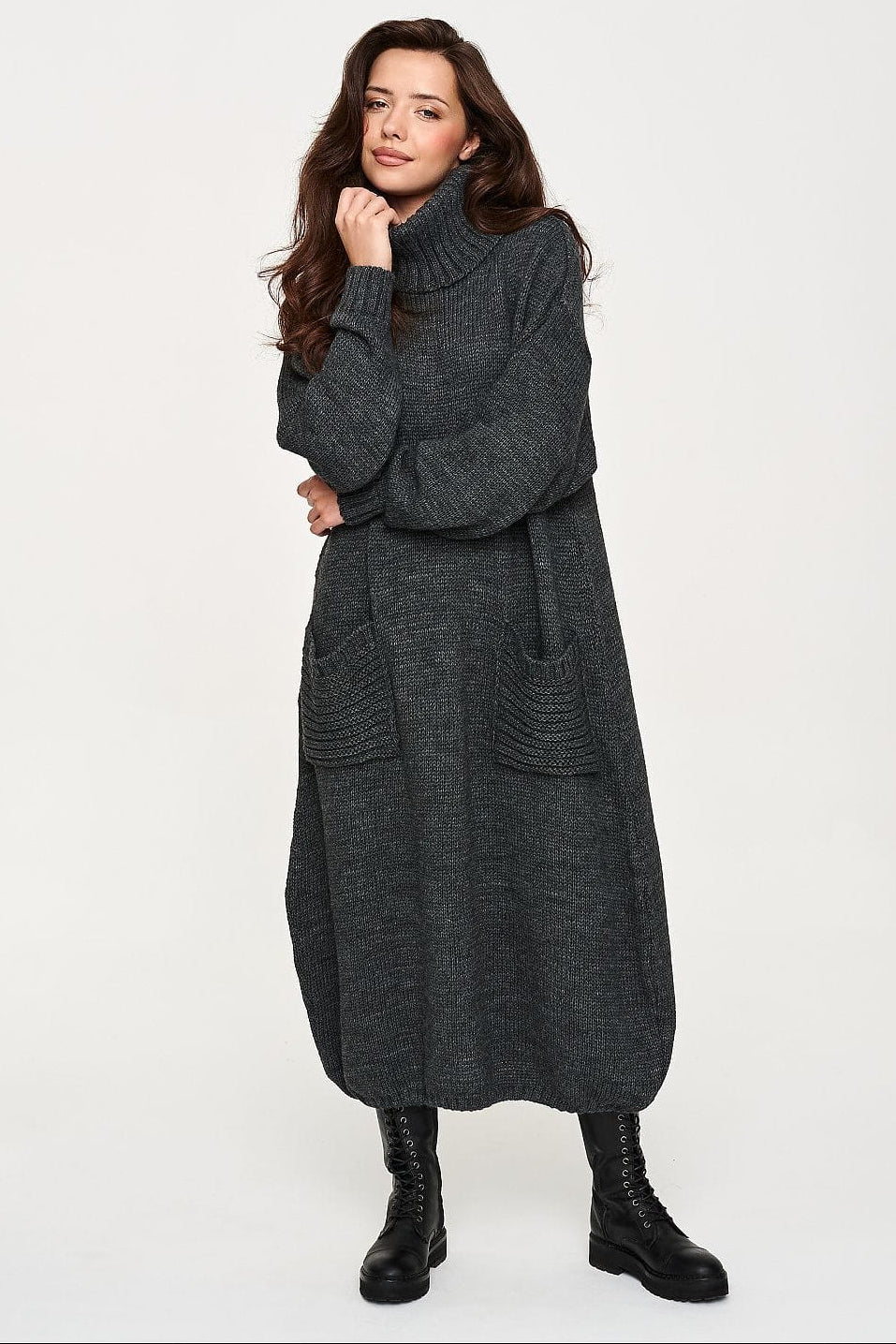 Robe de jour model 232054 Makadamia