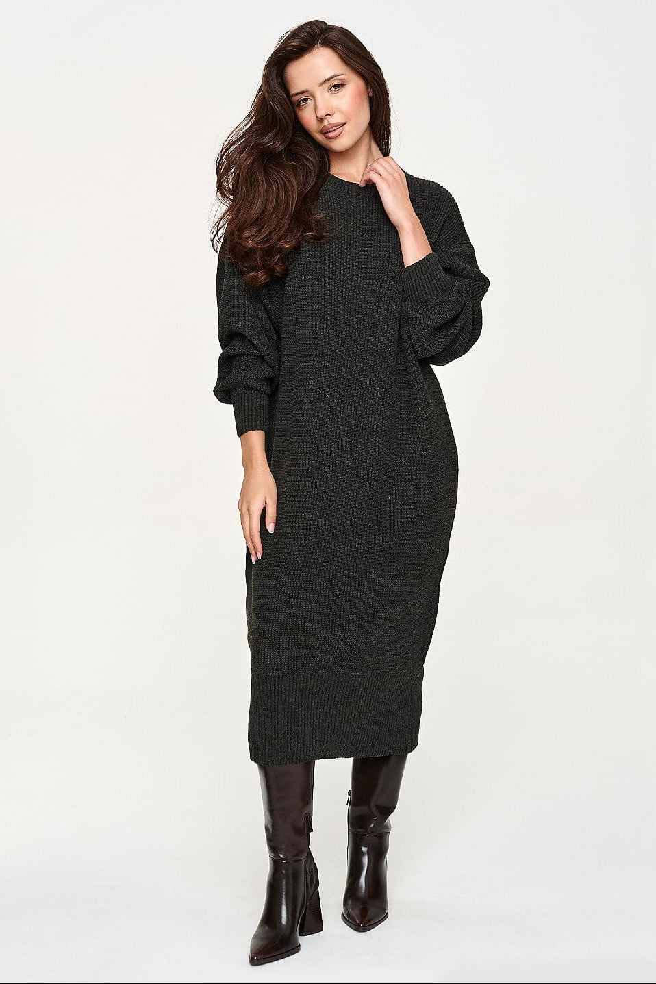 Robe de jour model 231975 Makadamia