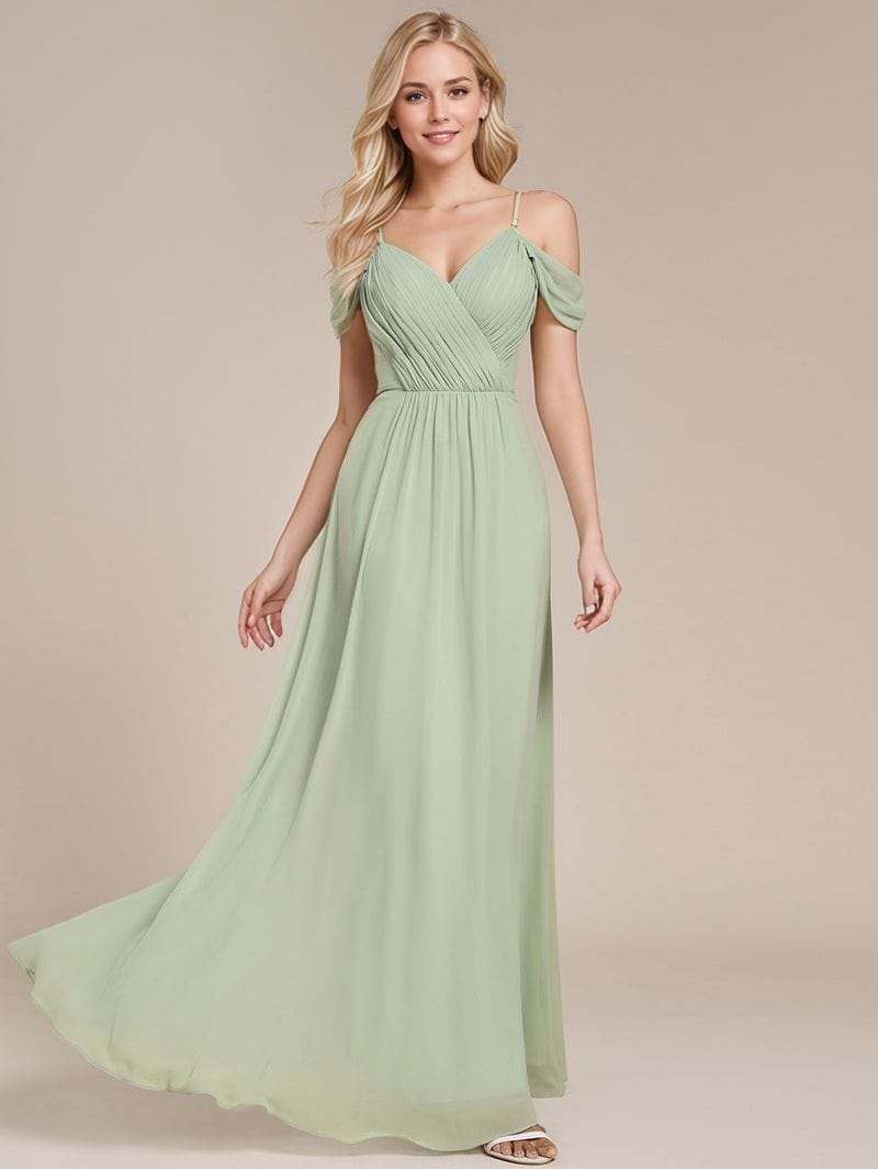 Robe demoiselle d'honneur longue dos nu