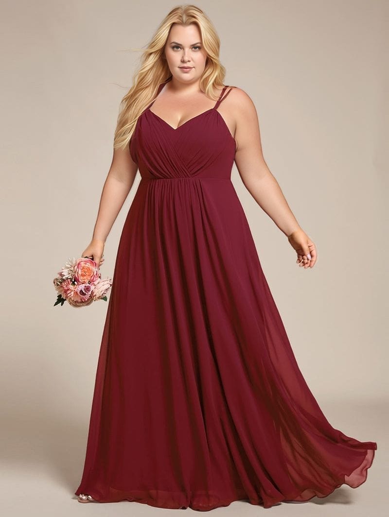 Robe demoiselle d'honneur plus size dos nu