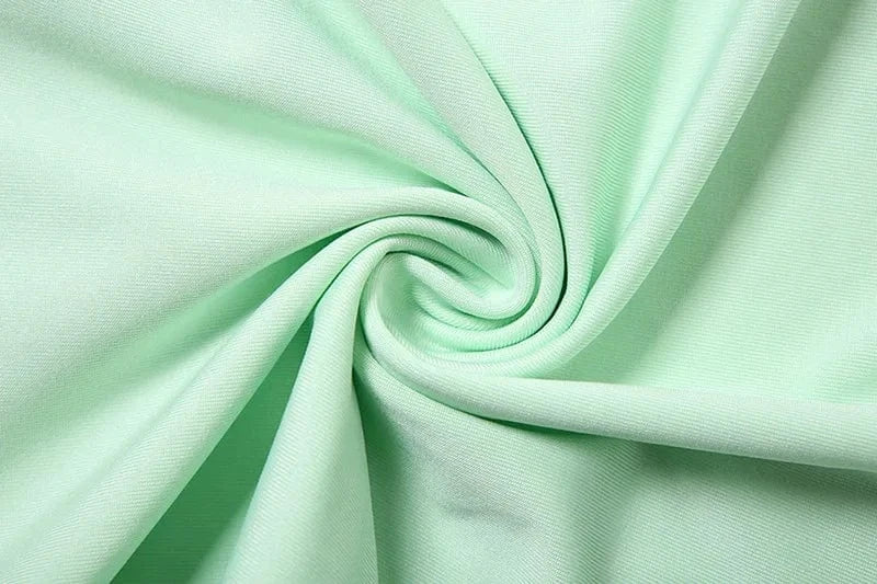 Robe invitée au mariage plissée longue verte