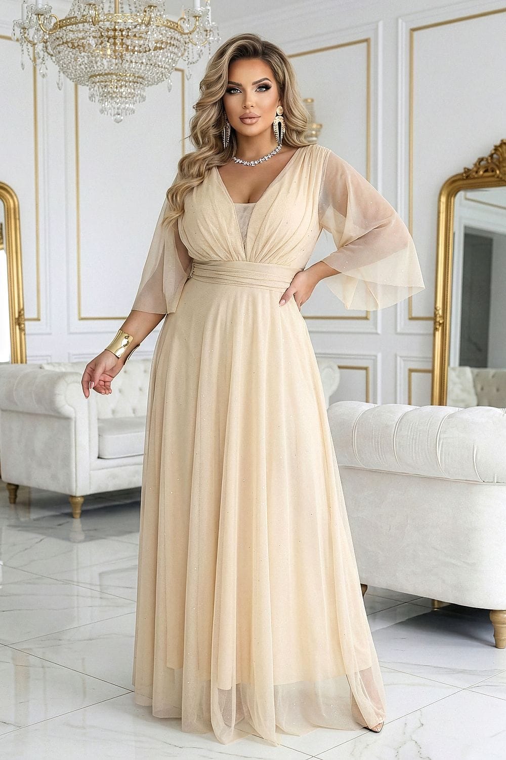 Robe longue model 227124 Numoco