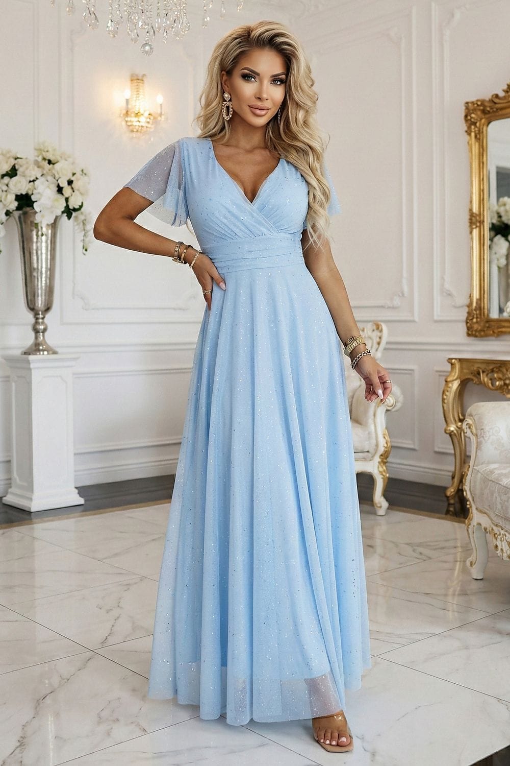 Robe longue model 227096 Numoco