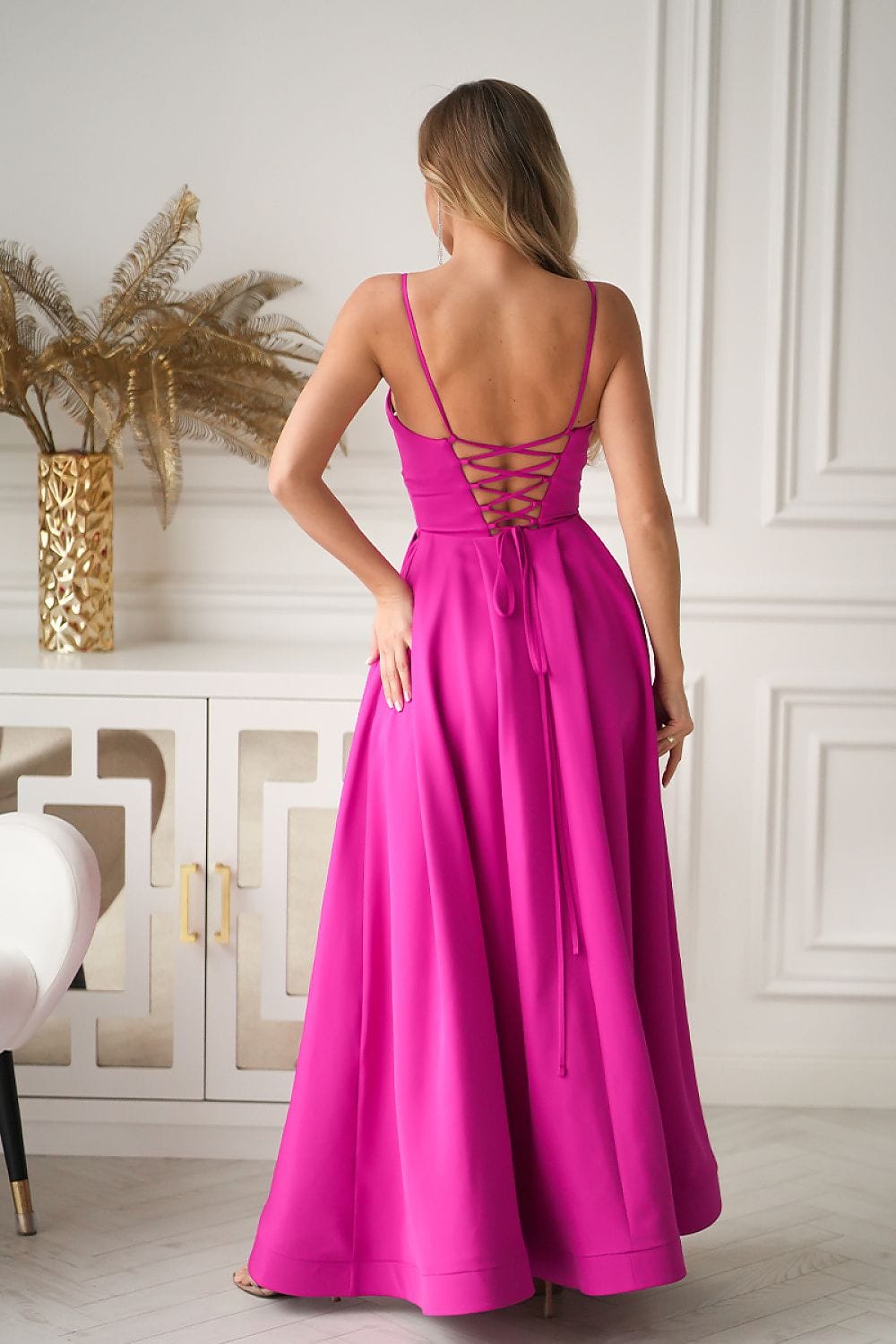 Robe longue model 224295 Bicotone