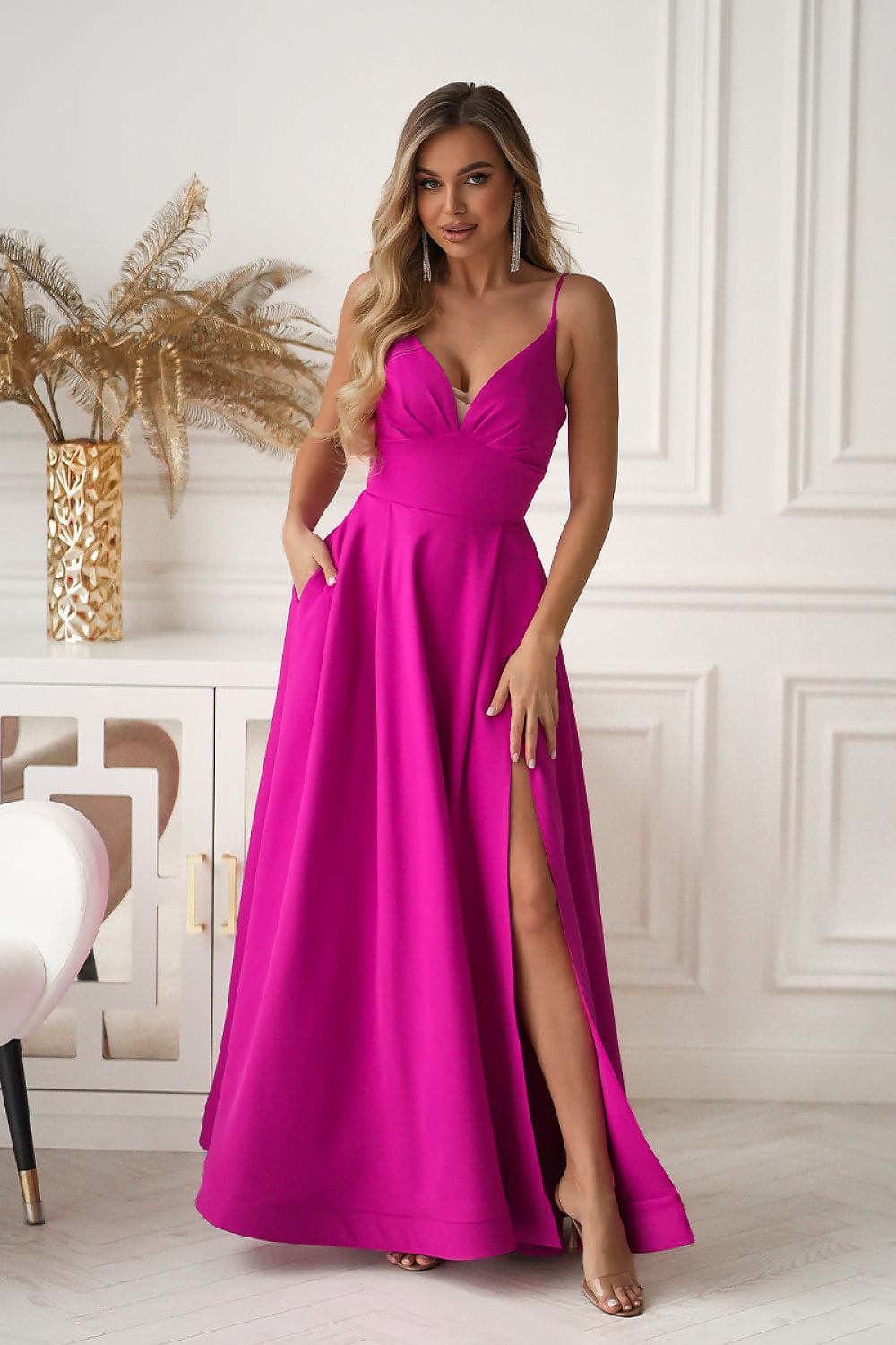 Robe longue model 224295 Bicotone
