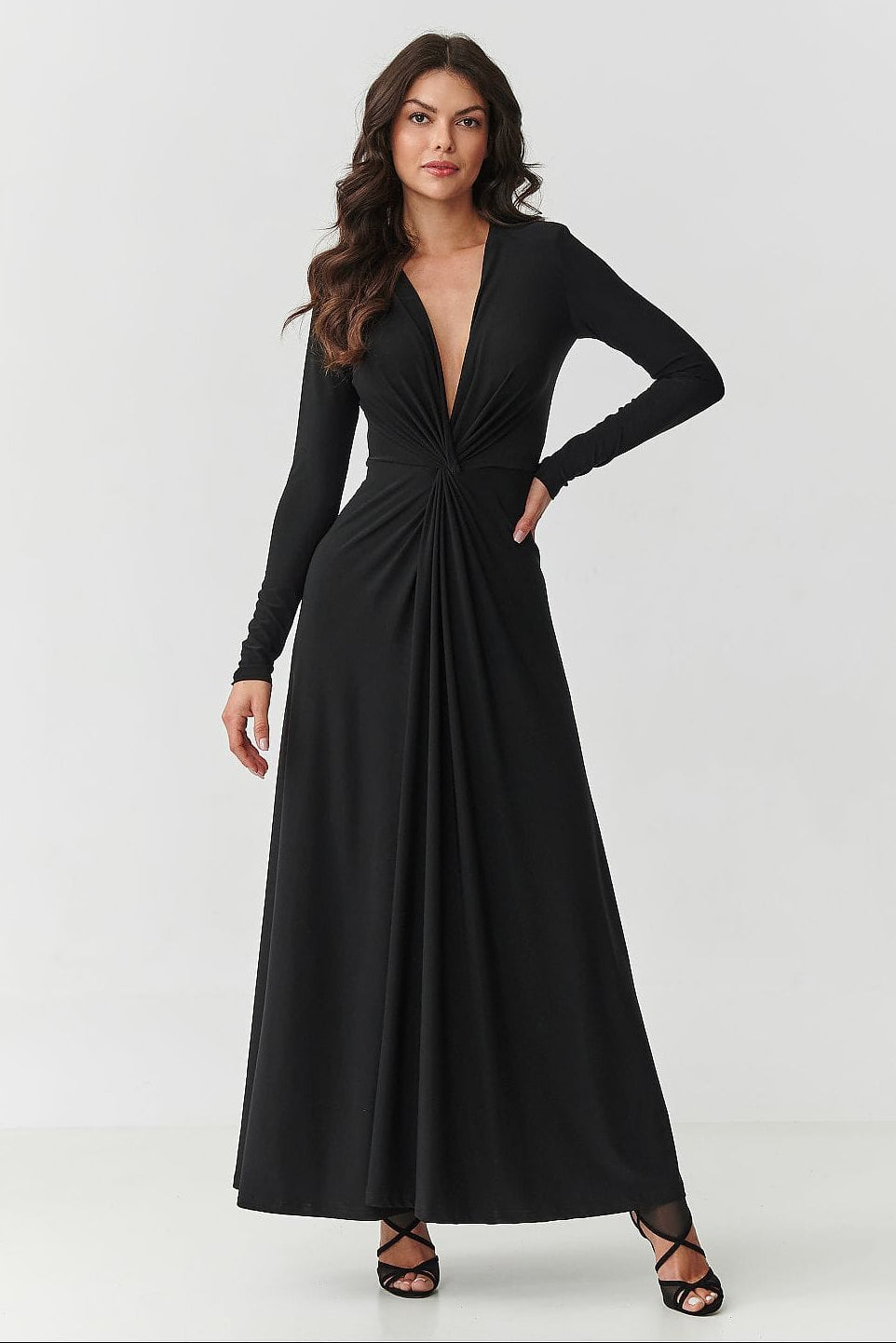 Robe longue model 220464 Makadamia