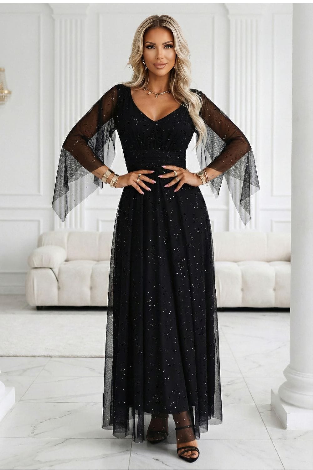 Robe longue model 222465 Numoco