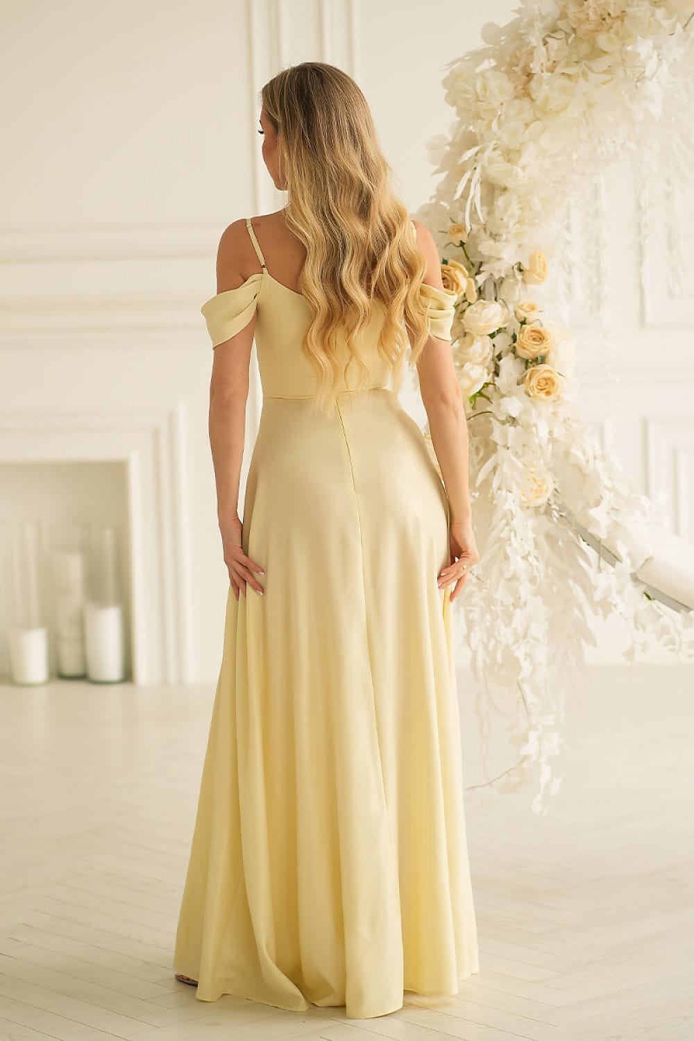Robe longue model 227141 Bicotone