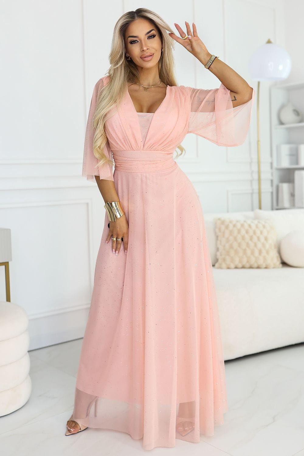 Robe longue model 227117 Numoco