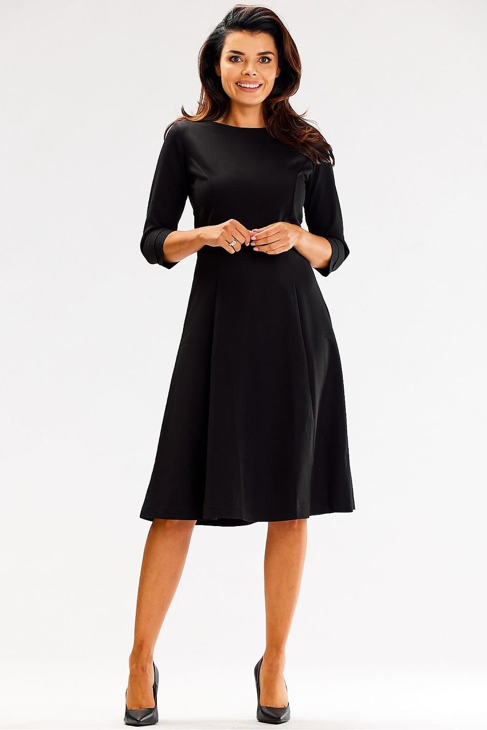 Robe De Soirée Noire La Redoute Taille 38 Dentelle - Occasion Très Bon État - Genou