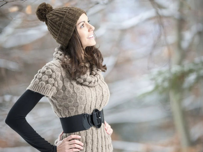 robe pull femme avec ceinture