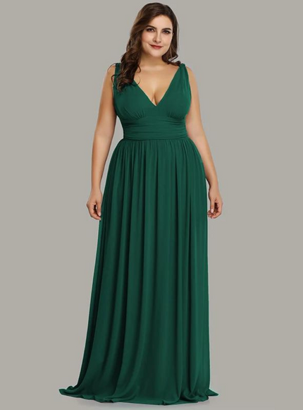 Robe demoiselle d'honneur vert