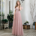 Robe demoiselle d'honneur rose