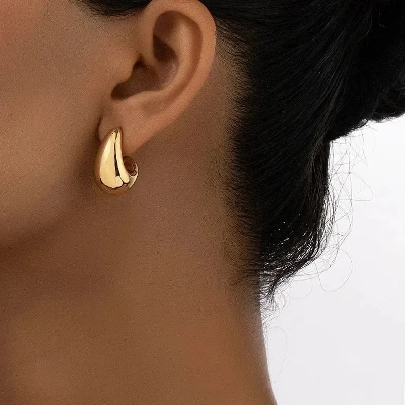 Boucles D'oreilles Goutte En Métal Mixte Vert - Style Bohème, Fait Main, Neuves Avec étiquettes