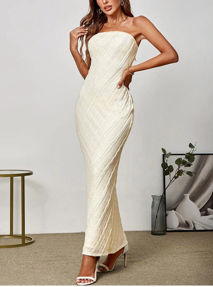 robe cocktail chic sans manches longue blanche pour soirée élégante ou mariage estival