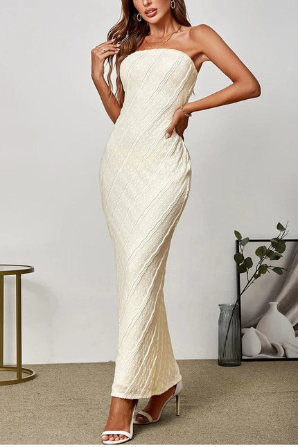 robe cocktail chic sans manches longue blanche pour soirée élégante ou mariage estival