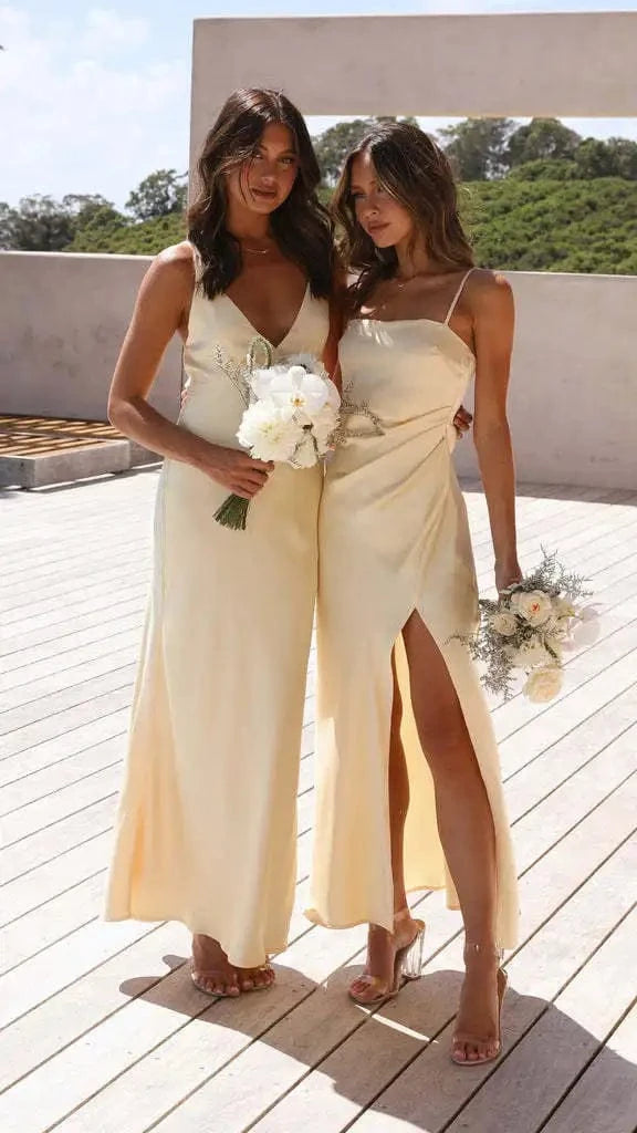 Robe Demoiselle Tenue Fluide Pour Mariage Robe Demoiselle D