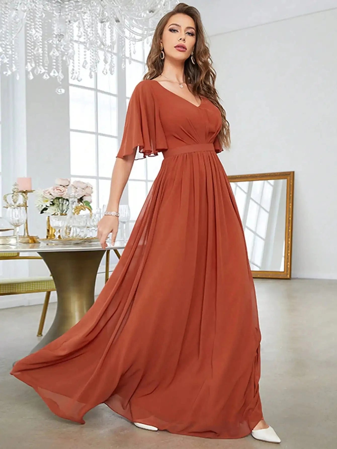 Robe Terracotta l gance Et Style Irr sistible Robe Terracotta l gance Et Style Irr sistible