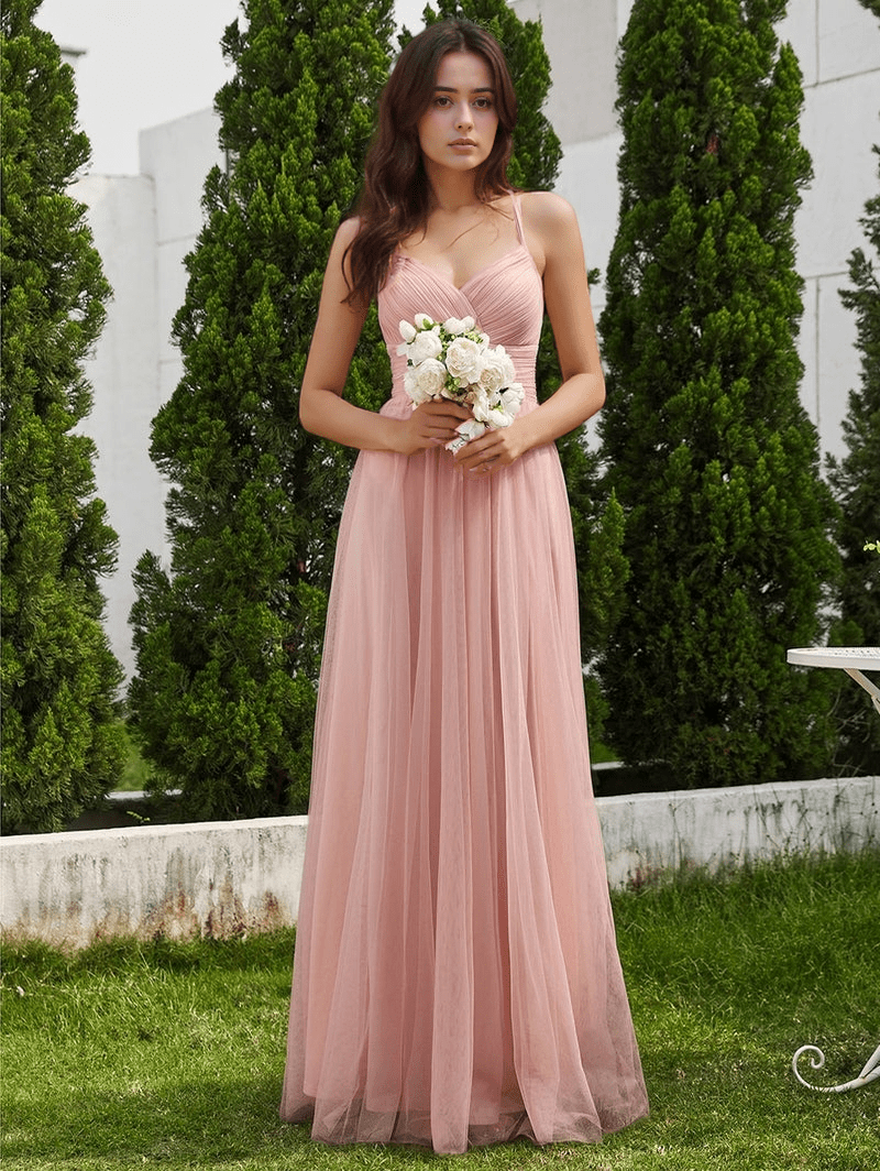 Robe Longue Robe Sandro Dentelle Rose Robe Longue Robe Temoin Rose