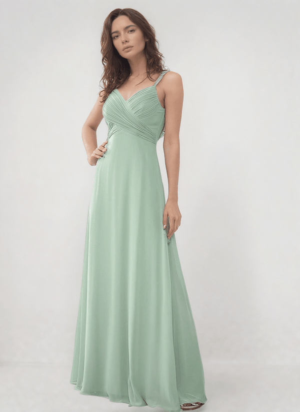 Robe vert sage demoiselle d honneur Chic tenue mariage invité femme robe de soirée main image 0