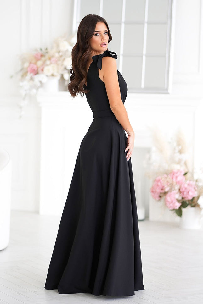 Robe longue chic fendue