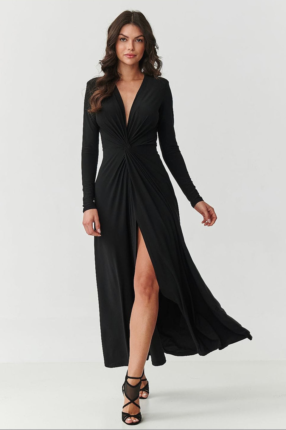  Robe longue model 220464 Makadamia 