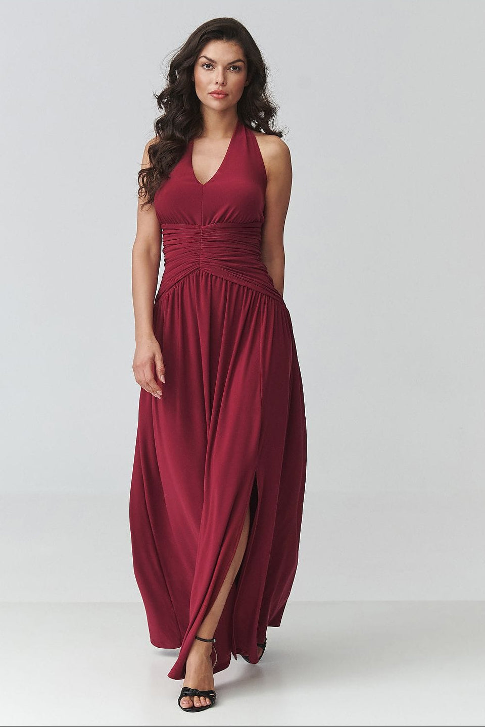  Robe longue model 228324 Makadamia 