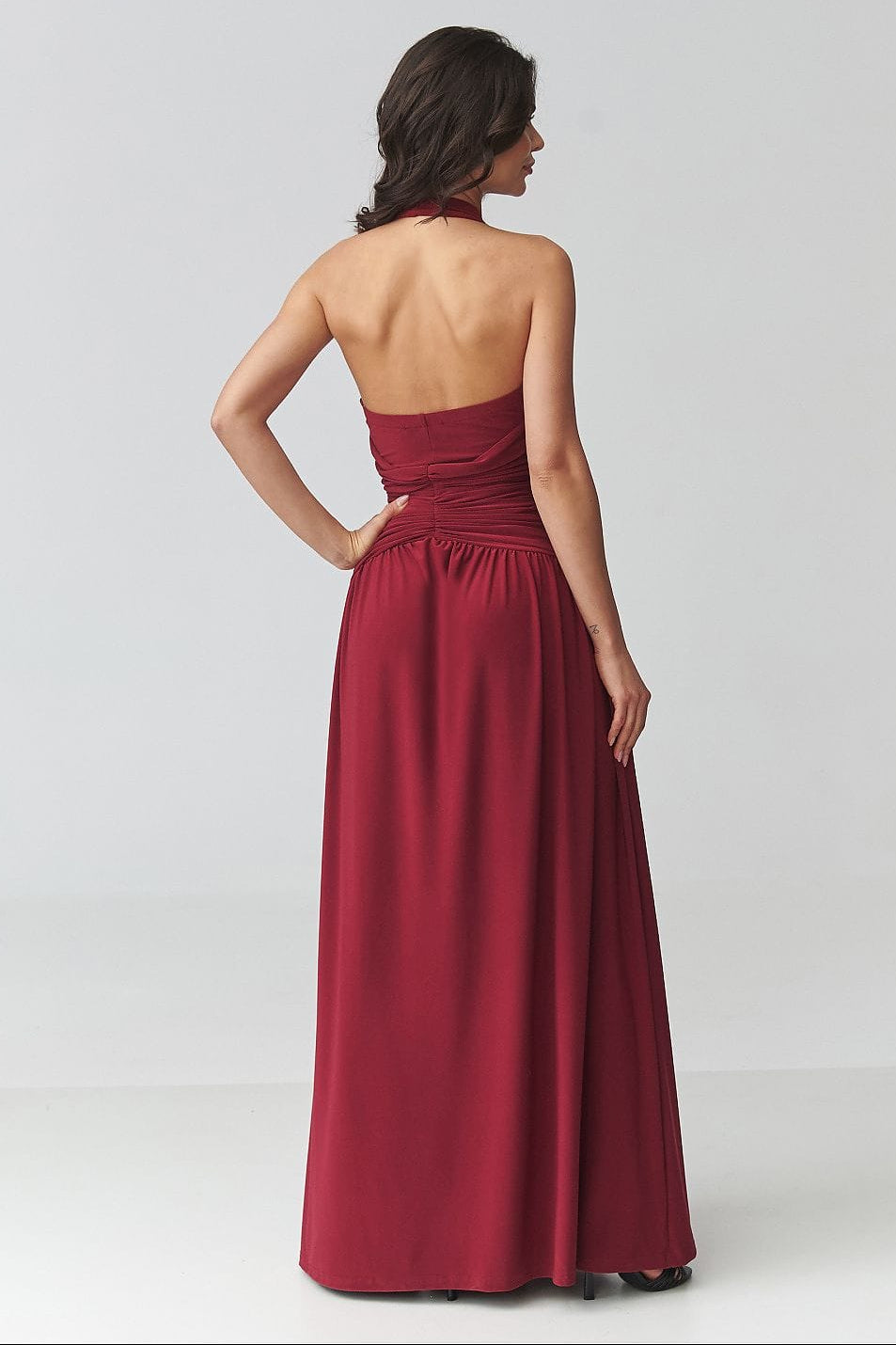  Robe longue model 228324 Makadamia 