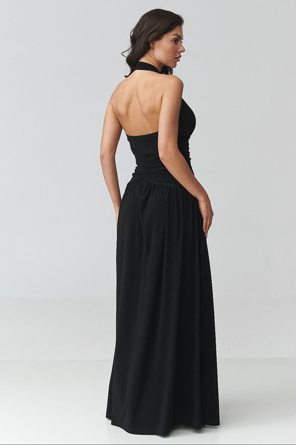 Robe longue model 228323 Makadamia 