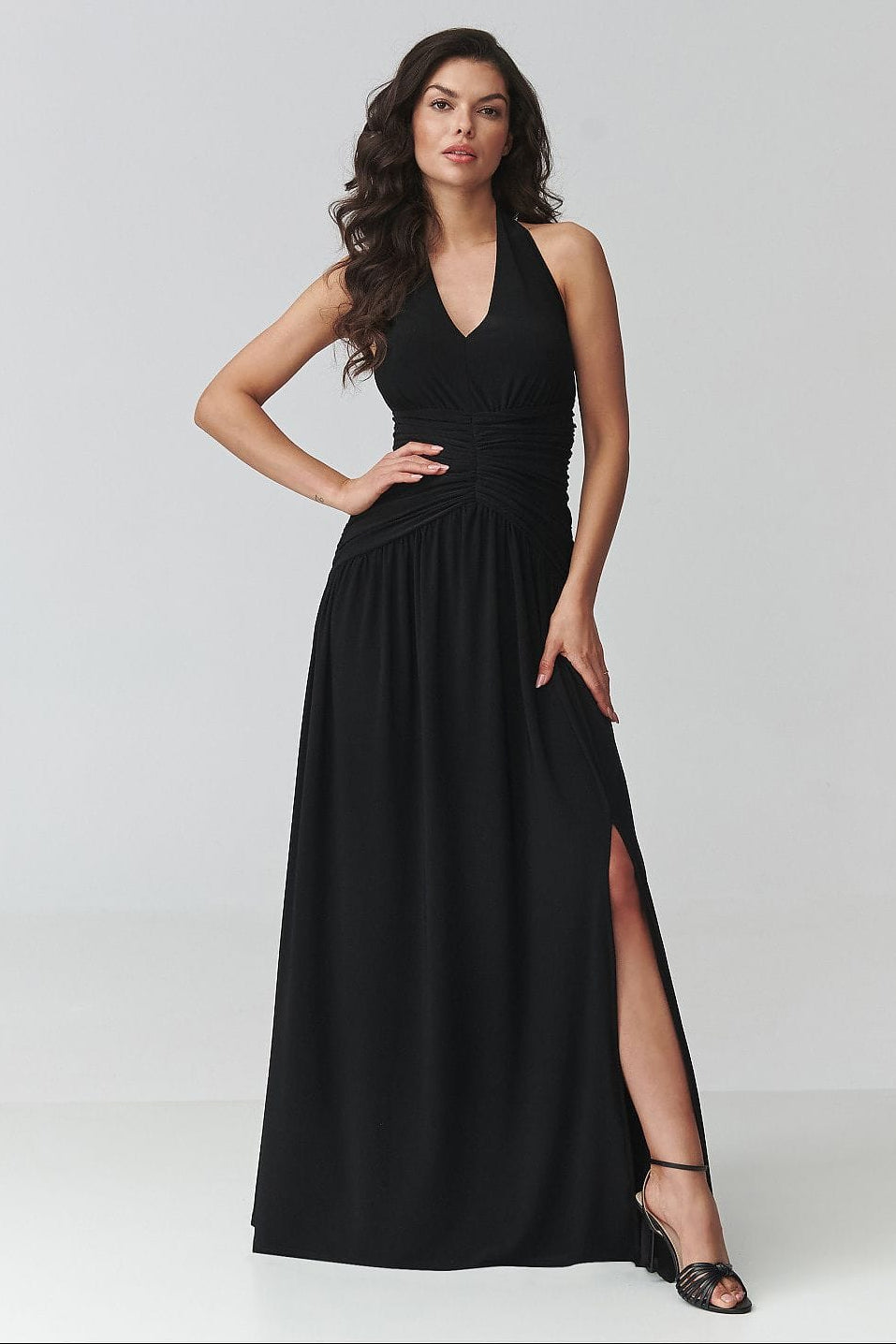  Robe longue model 228323 Makadamia 