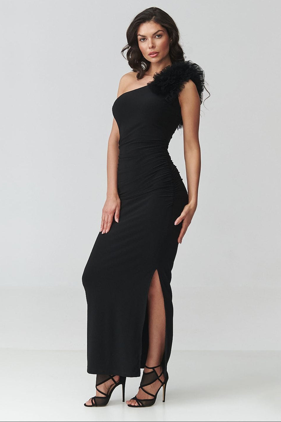  Robe longue model 228320 Makadamia 