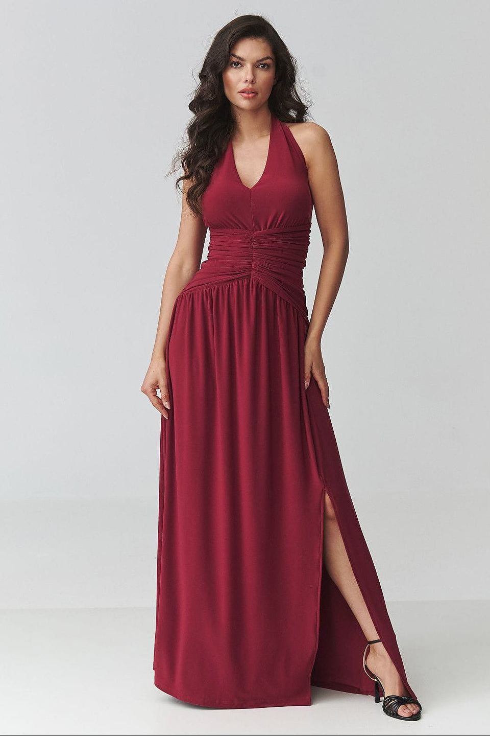  Robe longue model 228324 Makadamia 