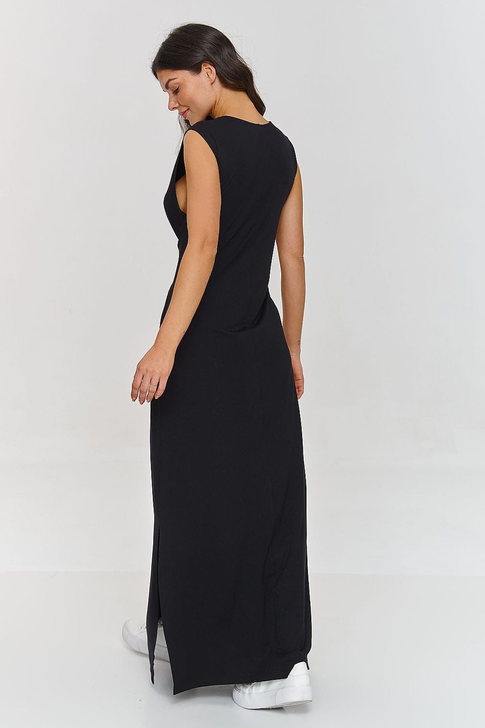 robe d’été longue casual sans manches fluide femme idéale pour un look estival confortable et tendance