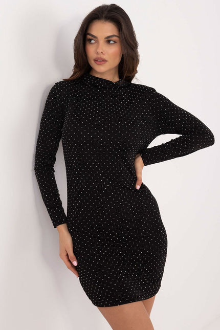 Robe mini manche longue moulante