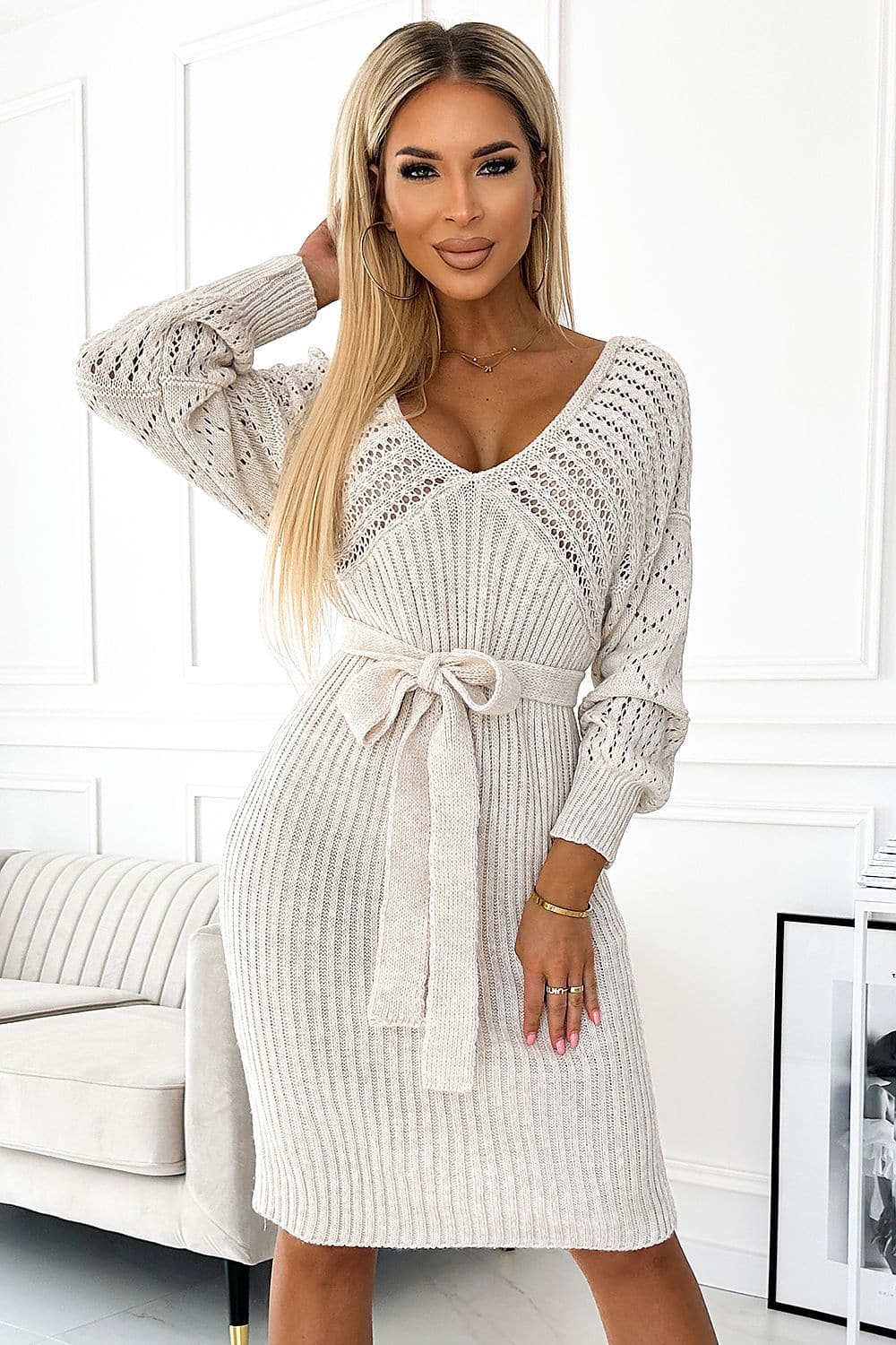 Crochet Tricoter Une Robe Pull Robe En Tricot Pour Femme