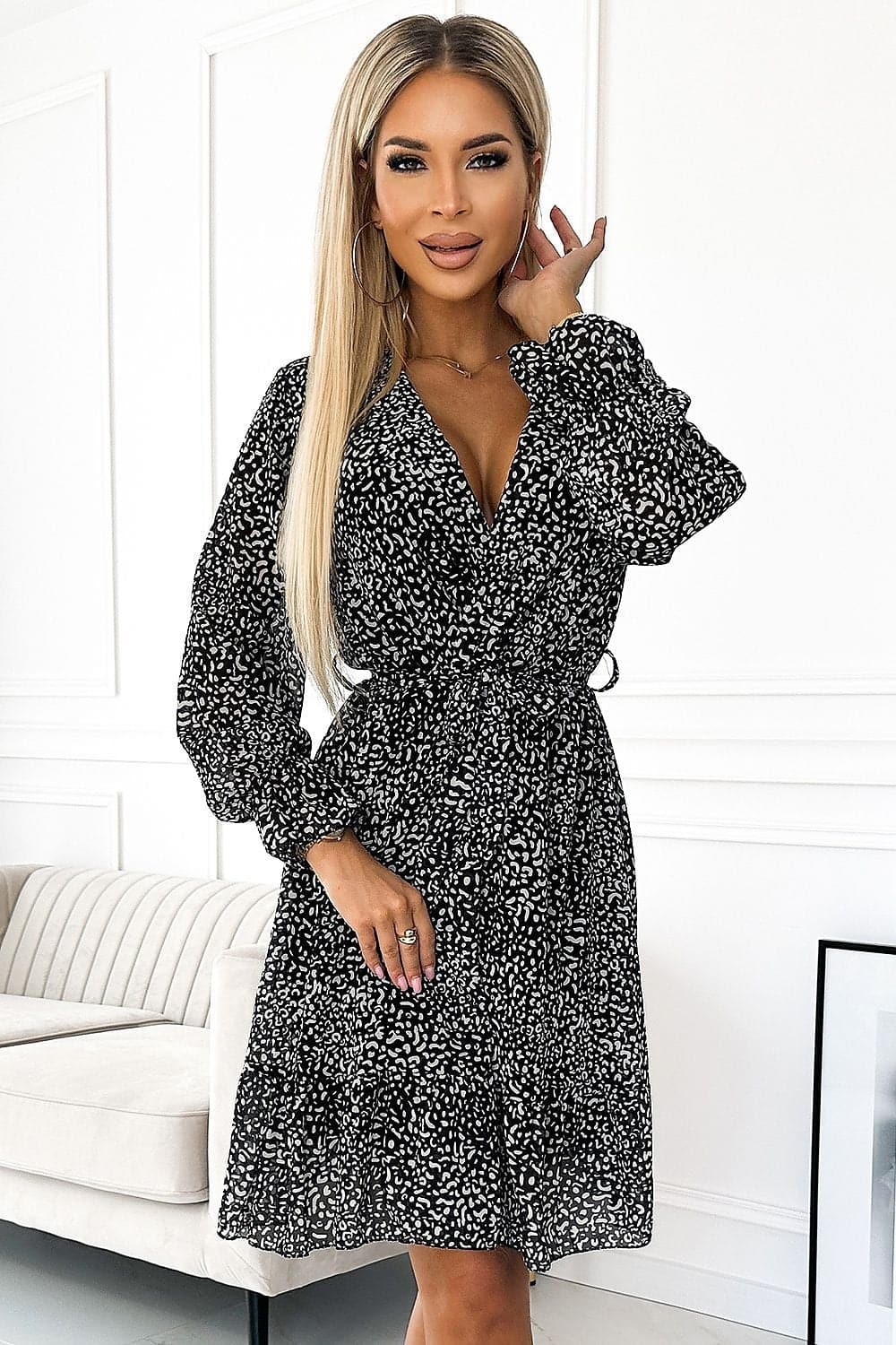 Robe mousseline courte